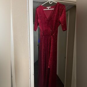 Velvet Sparkly Dress Size L